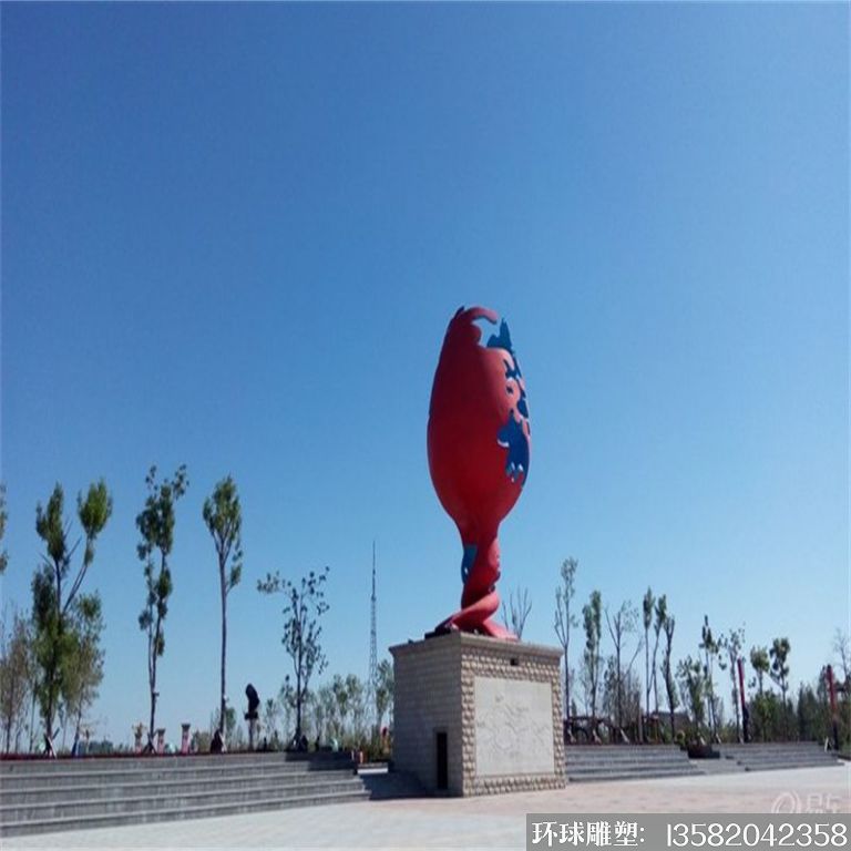 酒杯不銹鋼雕塑 紅酒杯雕塑